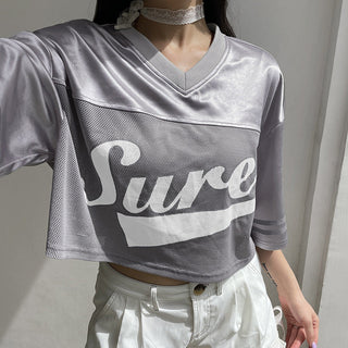 Oversized Y2k Sporty Top