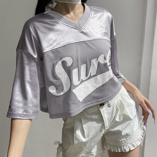 Oversized Y2k Sporty Top