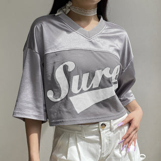 Oversized Y2k Sporty Top