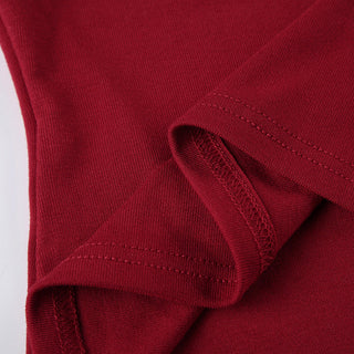 Square-Neck Lace-Trim Bow Accent Slim-Fit Top