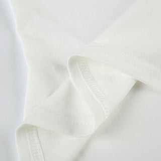 Solid color U-Neck slim fit top