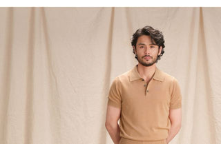 [CULTUM] Knit Polo Shirt