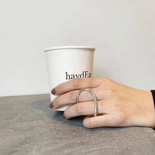 unique two finger ring