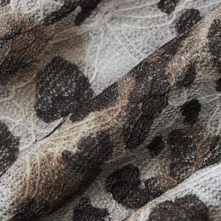 Leopard print lace hem v neck cami mini skirt set