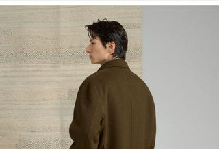 [CULTUM] Wool Alpaca Blend Double-Faced Long Coat