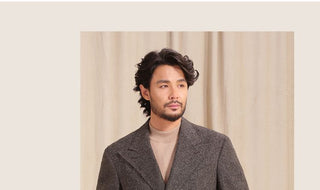 [CULTUM] Wool Blend Peak Lapel Suit Set