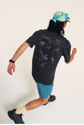 [Monterest] Quick-Dry Reflective Print T-Shirt