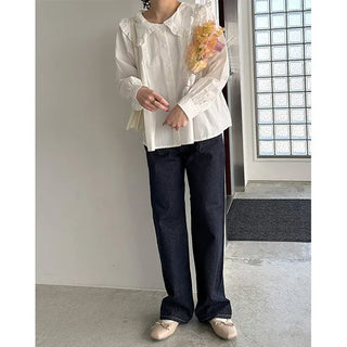 Frill collar blouse