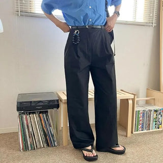 Two-pleat chino pants