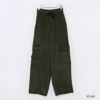 Cargo fleece pants