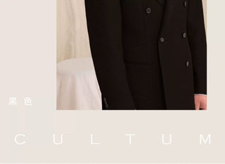 [CULTUM] Wrinkle-Resistant Double Breasted Suit