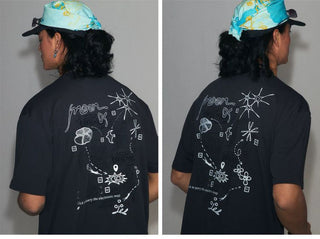 [Monterest] Quick-Dry Reflective Print T-Shirt