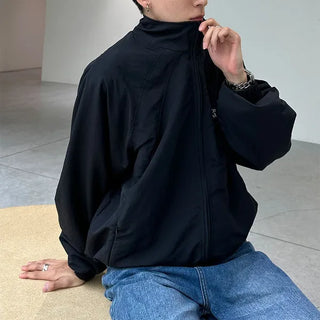 Lettering Nylon Jumper