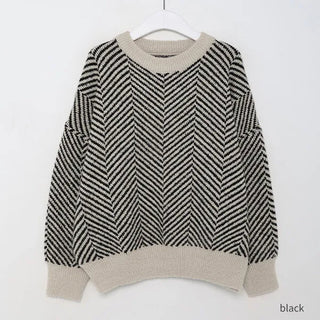 Herringbone Round Knit