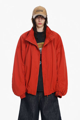 [MASONPRINCE] Memory Nylon Oversized Drawstring Jacket
