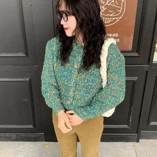 Mixed cardigan