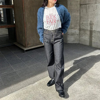 Straight-leg jeans