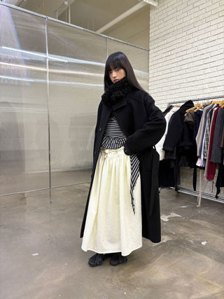 [NeverSeez] Jacquard Voluminous Skirt