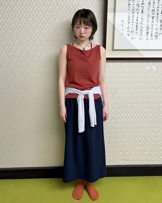 Boat neck layered camisole
