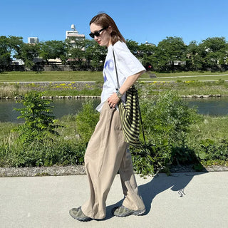 (Unisex) Cotton Wide Pants