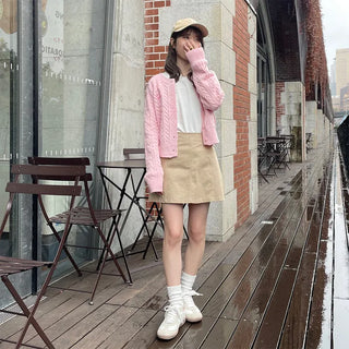Ribbon Stitch Cardigan