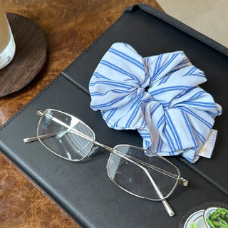 Striped scrunchie
