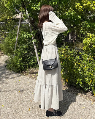 Loose-fitting sheer knit
