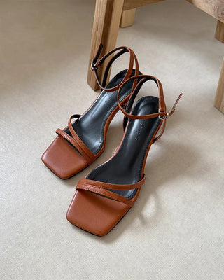 Square strap sandals