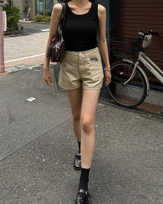 Basic cotton shorts
