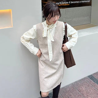 Ribbon tie blouse