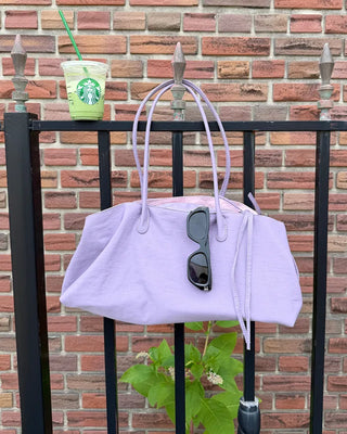 Nylon Multi-Square Tote Bag