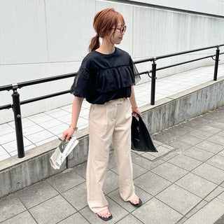 Organza Layered T-Shirt