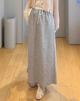 Sweat long skirt