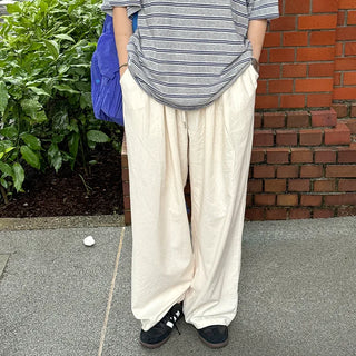 (Unisex) Cotton Wide Pants