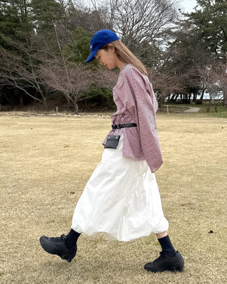 Balloon Fit Long Skirt