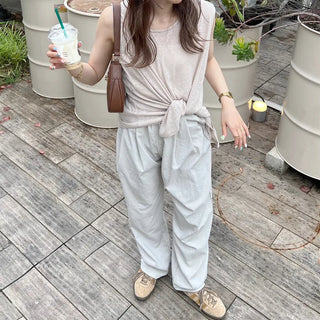 Linen sleeveless top