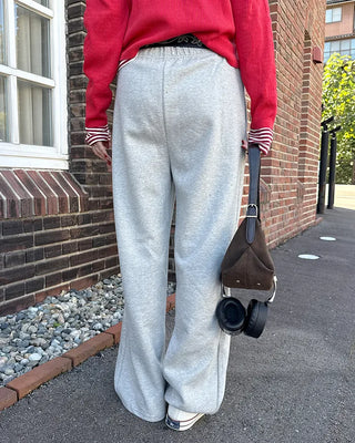 Simple elastic waist sweatpants