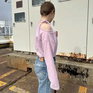 Asymmetrical Choker T-Shirt