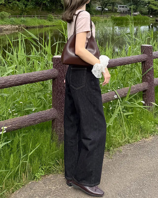 Asymmetrical Drape Short-Sleeve T-Shirt