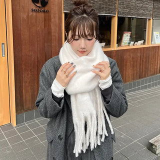 Colorful long scarf