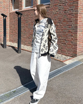 Vintage Jade Pattern Cardigan