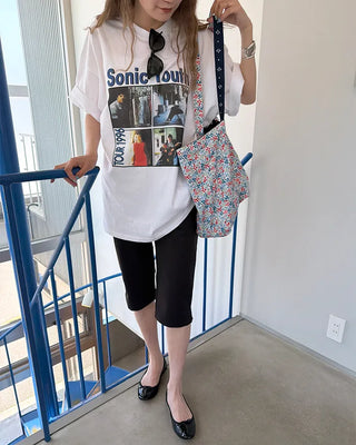 Simple slim capri pants