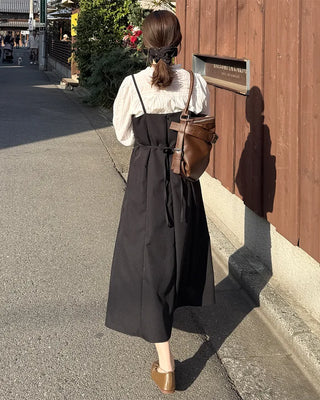 Simple bustier long dress