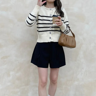 Belted shorts