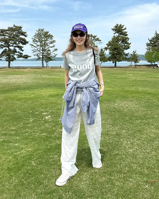 Checked hoodie shirt