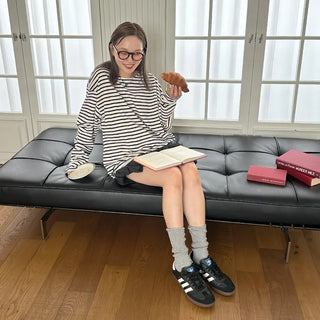 (Unisex) Striped Long-Sleeve T-Shirt