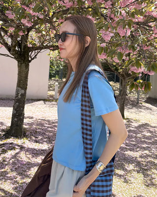 Round neck basic short-sleeve T-shirt