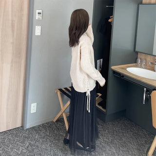 Tulle frill skirt