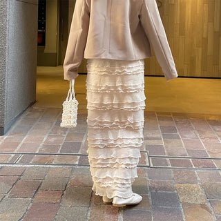Cancan frill skirt
