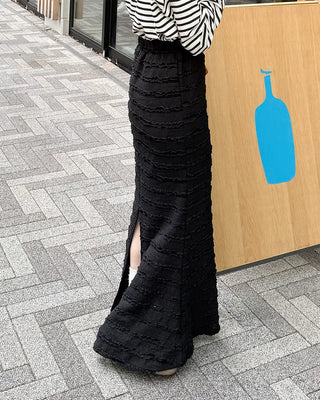 Frilled Mermaid Long Skirt